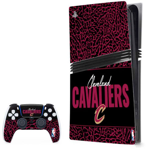 NBA Cleveland Cavaliers Elephant Print PlayStation PS5 Skins