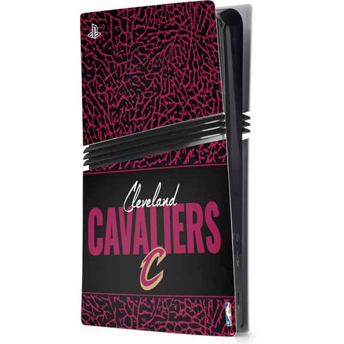 NBA Cleveland Cavaliers Elephant Print PS5 Pro Console Skin