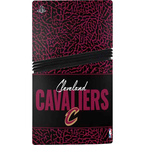 NBA Cleveland Cavaliers Elephant Print PS5 Pro Console Skin