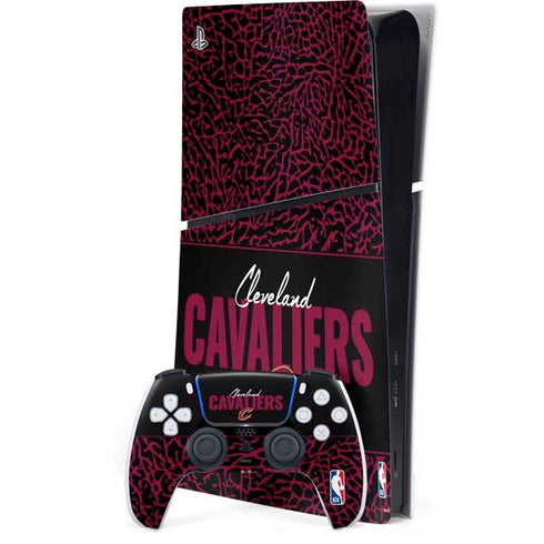 NBA Cleveland Cavaliers Elephant Print PlayStation PS5 Skins
