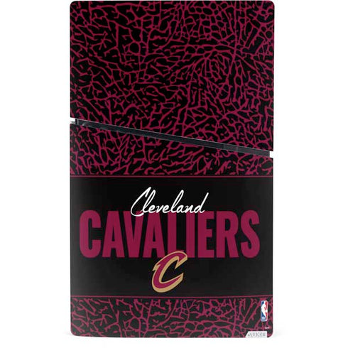 NBA Cleveland Cavaliers Elephant Print PS5 Slim Digital Edition Console Skin