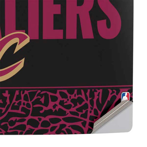 NBA Cleveland Cavaliers Elephant Print PS5 Slim Digital Edition Console Skin