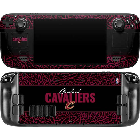 NBA Cleveland Cavaliers Elephant Print Steam Deck Handheld Gaming Computer OLED Skin