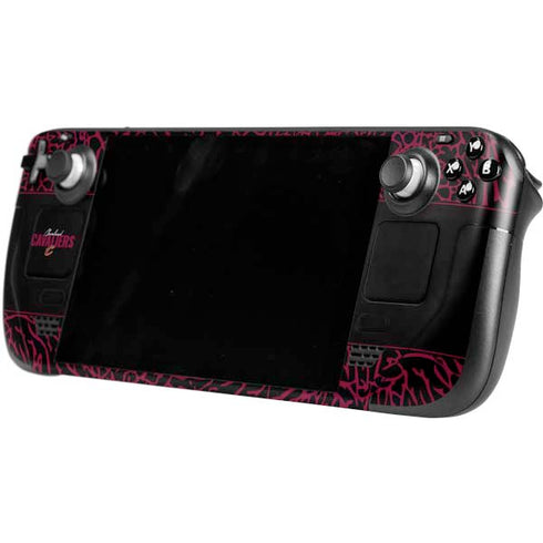 NBA Cleveland Cavaliers Elephant Print Steam Deck Handheld Gaming Computer OLED Skin