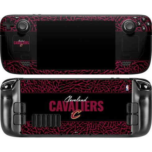 NBA Cleveland Cavaliers Elephant Print Steam Deck Handheld Gaming Computer Skin