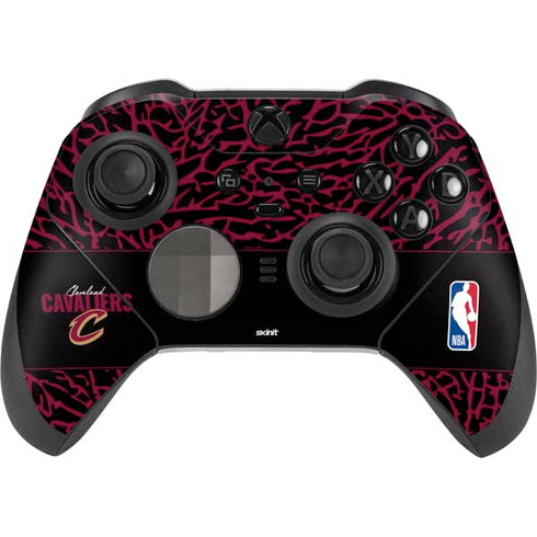 NBA Cleveland Cavaliers Elephant Print Xbox Elite Wireless Controller Series 2 Skin