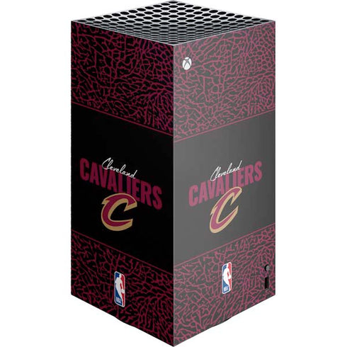 NBA Cleveland Cavaliers Elephant Print XBox Series X Digital Edition Console Skin
