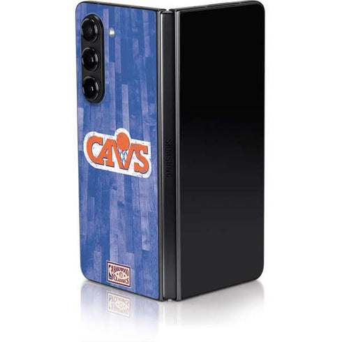 NBA Cleveland Cavaliers Hardwood Classics Galaxy Z Fold5 5G Skin