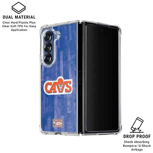 NBA Cleveland Cavaliers Hardwood Classics Galaxy Z Fold6 Clear Case
