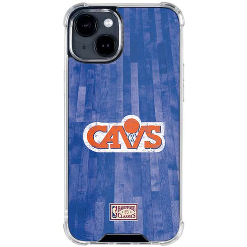 NBA Cleveland Cavaliers Hardwood Classics iPhone 15 Clear Case