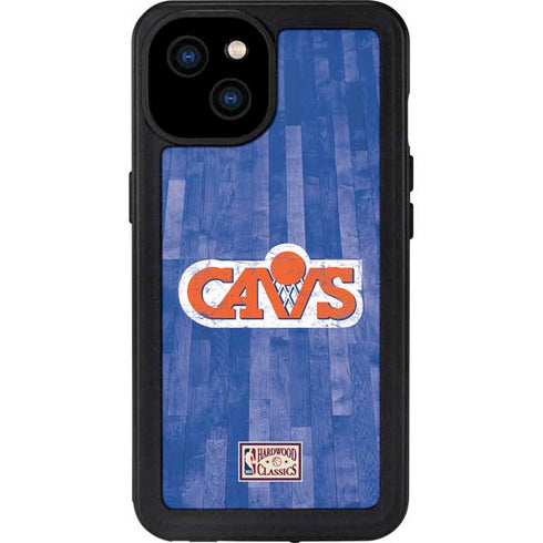 NBA Cleveland Cavaliers Hardwood Classics iPhone 15 Plus Waterproof Case