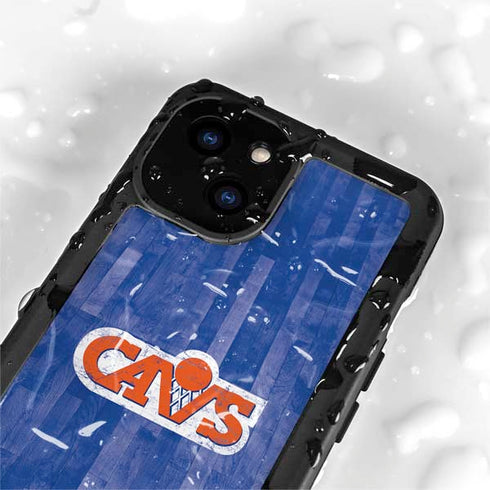 NBA Cleveland Cavaliers Hardwood Classics iPhone 15 Plus Waterproof Case