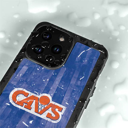 NBA Cleveland Cavaliers Hardwood Classics iPhone 15 Pro Waterproof Case