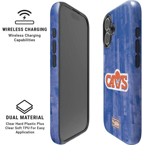 NBA Cleveland Cavaliers Hardwood Classics iPhone 16 Magsafe Impact Case