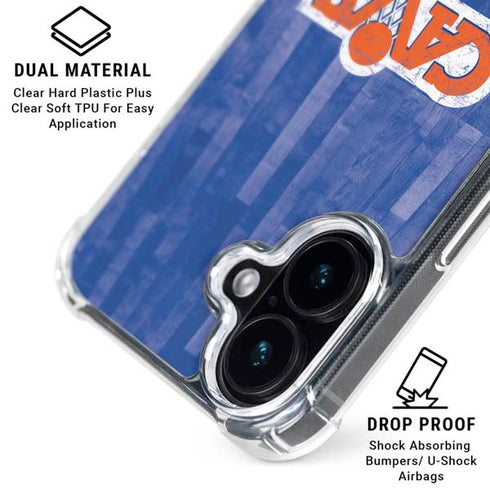 NBA Cleveland Cavaliers Hardwood Classics iPhone 16 Plus Clear Case