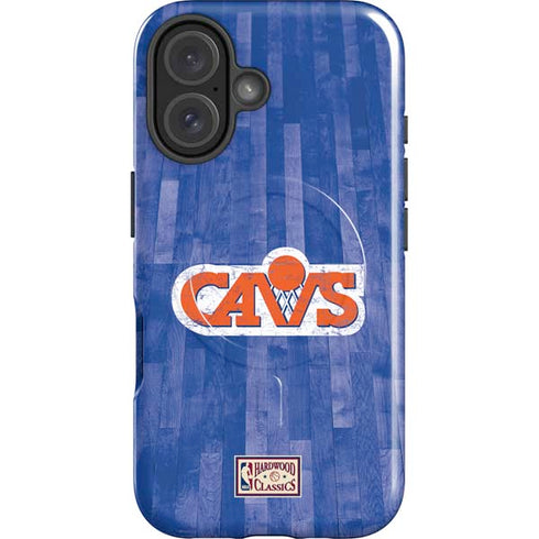 NBA Cleveland Cavaliers Hardwood Classics iPhone 16 Plus Magsafe Impact Case