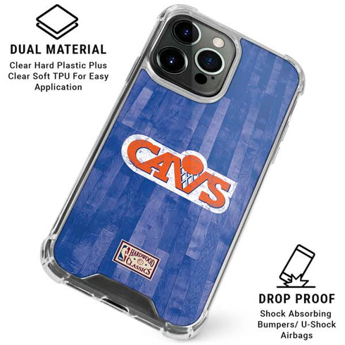 NBA Cleveland Cavaliers Hardwood Classics iPhone 16 Pro Clear Case