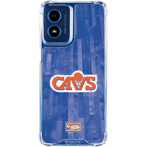 NBA Cleveland Cavaliers Hardwood Classics Moto G 5G (2024) Clear Case