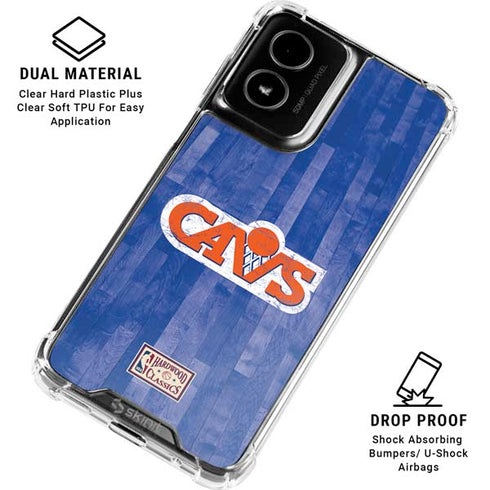 NBA Cleveland Cavaliers Hardwood Classics Moto G Power 5G (2024) Clear Case