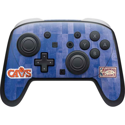 NBA Cleveland Cavaliers Hardwood Classics Nintendo Switch 2 (2025) Pro Controller Skin