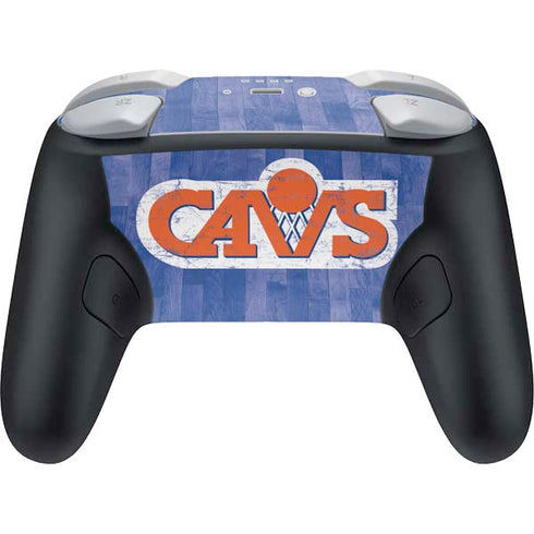 NBA Cleveland Cavaliers Hardwood Classics Nintendo Switch 2 (2025) Pro Controller Skin