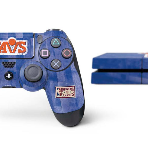 NBA Cleveland Cavaliers Hardwood Classics PS4 Console and Controller Bundle Skin