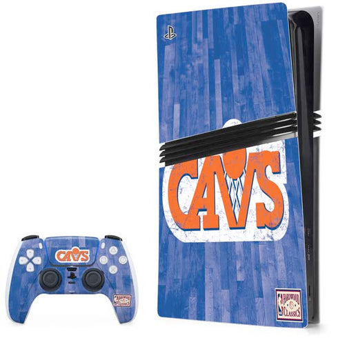 NBA Cleveland Cavaliers Hardwood Classics PS5 Pro Bundle Skin