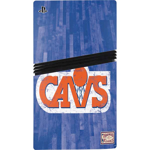 NBA Cleveland Cavaliers Hardwood Classics PS5 Pro Console Skin