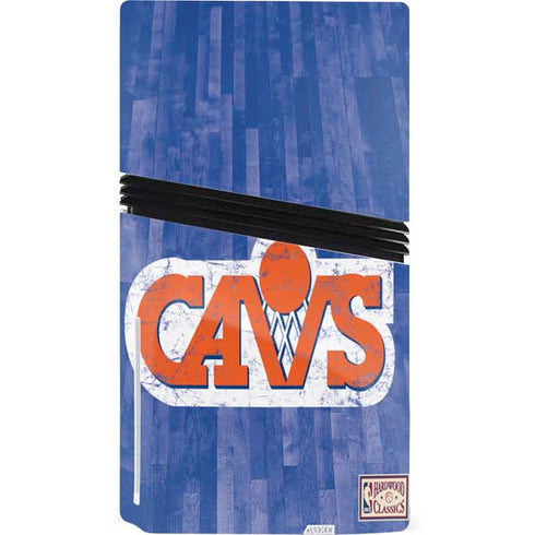 NBA Cleveland Cavaliers Hardwood Classics PS5 Pro Disk Console Skin