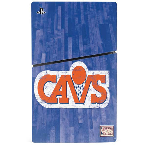 NBA Cleveland Cavaliers Hardwood Classics PS5 Slim Digital Edition Console Skin