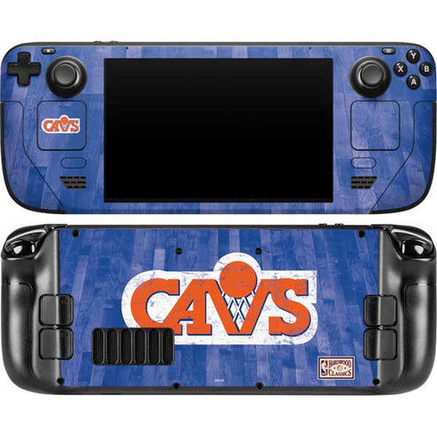 NBA Cleveland Cavaliers Hardwood Classics Steam Deck Handheld Gaming Computer OLED Skin