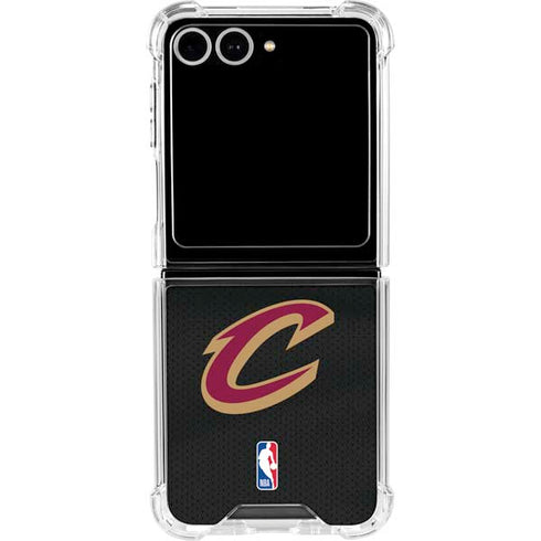 NBA Cleveland Cavaliers Jersey Galaxy Z Flip7 Clear Case