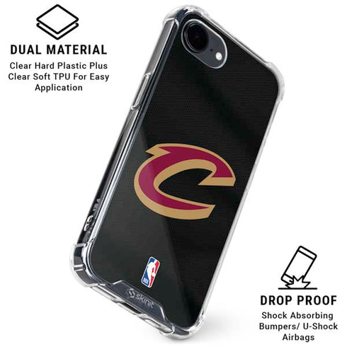 NBA Cleveland Cavaliers Jersey iPhone 16e Clear Case