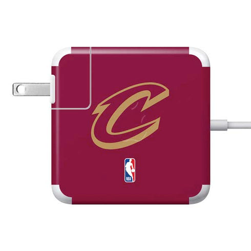 NBA Cleveland Cavaliers Large Logo 85W Power Adapter (15 and 17 inch MacBook Pro Charger) Skin