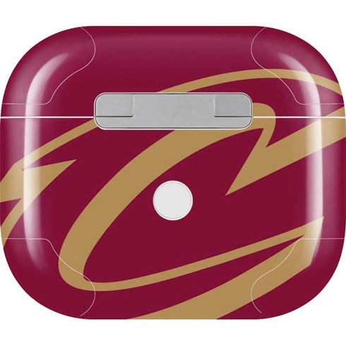 NBA Cleveland Cavaliers Large Logo Apple AirPods (3rd Gen 2021) Skin