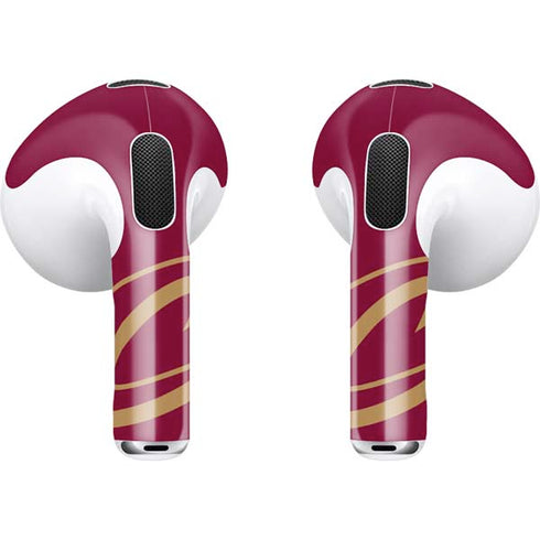 NBA Cleveland Cavaliers Large Logo Apple AirPods (3rd Gen 2021) Skin