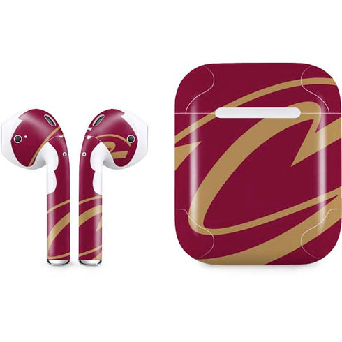 NBA Cleveland Cavaliers Large Logo Apple AirPods Skin