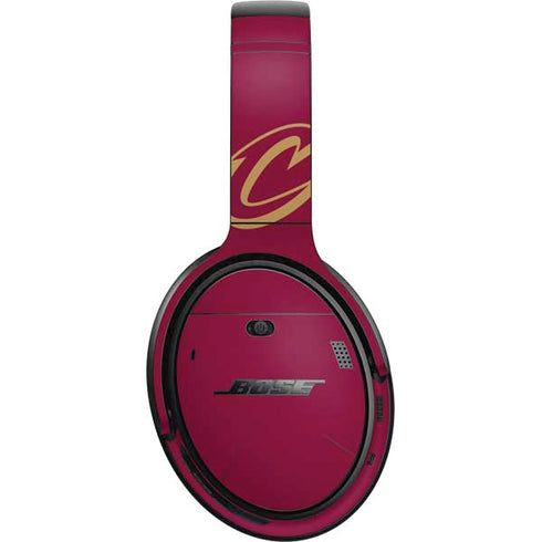 NBA Cleveland Cavaliers Large Logo Bose QuietComfort 35 Headphones Skin