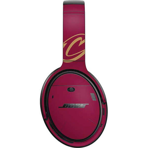 NBA Cleveland Cavaliers Large Logo Bose QuietComfort 35 II Headphones Skin