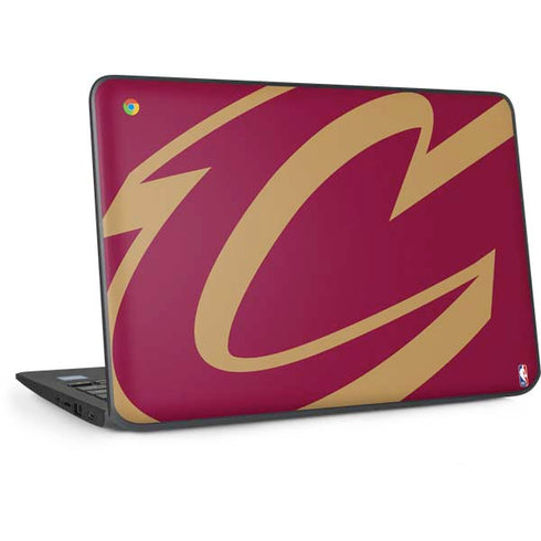 NBA Cleveland Cavaliers Large Logo HP Chromebook Skin