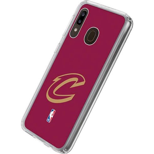 NBA Cleveland Cavaliers Large Logo Galaxy A20 Clear Case