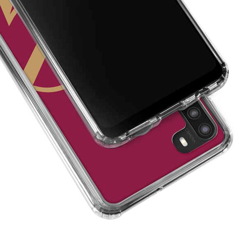 NBA Cleveland Cavaliers Large Logo Galaxy A21 Clear Case