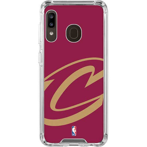 NBA Cleveland Cavaliers Large Logo Galaxy A30 Clear Case
