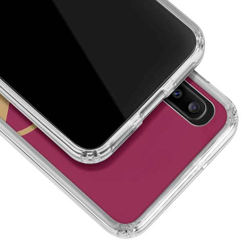 NBA Cleveland Cavaliers Large Logo Galaxy A30 Clear Case
