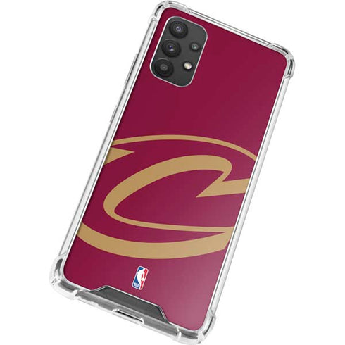 NBA Cleveland Cavaliers Large Logo Galaxy A32 5G Clear Case