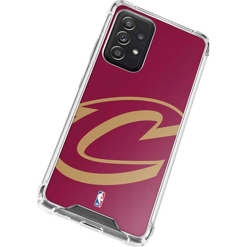 NBA Cleveland Cavaliers Large Logo Galaxy A72 5G Clear Case
