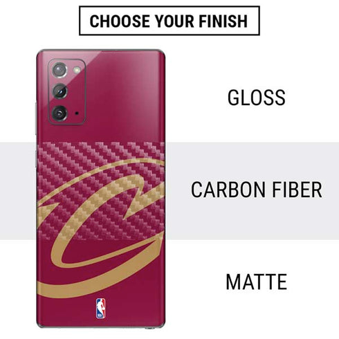 NBA Cleveland Cavaliers Large Logo Galaxy Note20 5G Skin