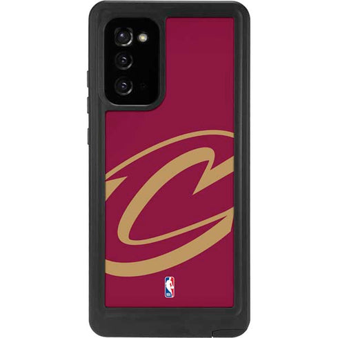 NBA Cleveland Cavaliers Large Logo Galaxy Note20 5G Waterproof Case