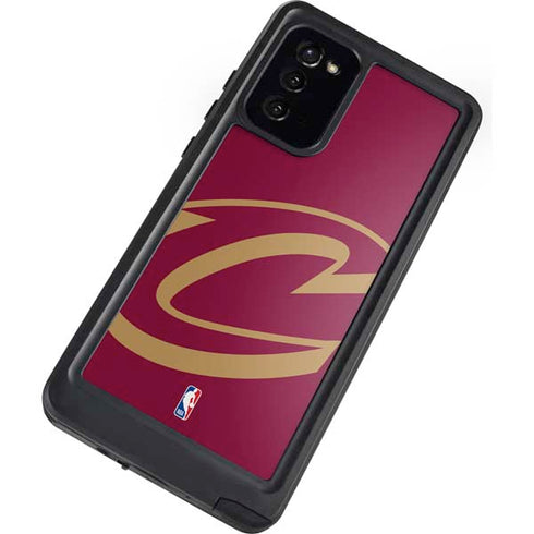 NBA Cleveland Cavaliers Large Logo Galaxy Note20 5G Waterproof Case
