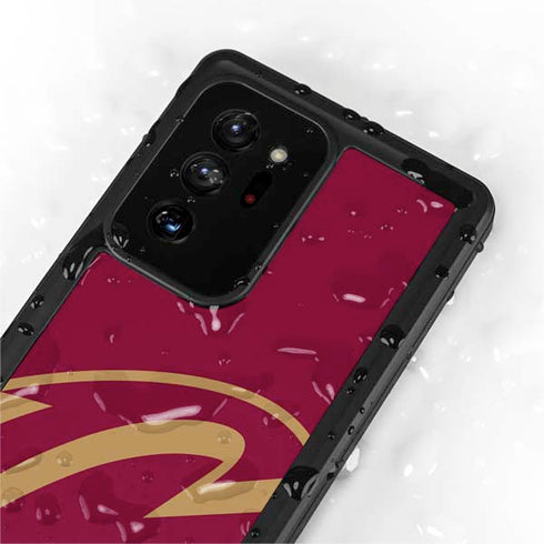 NBA Cleveland Cavaliers Large Logo Galaxy Note20 Ultra 5G Waterproof Case